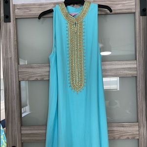 Lilly Pulitzer Jane Shift dress in Ibiza blue. Sz 16